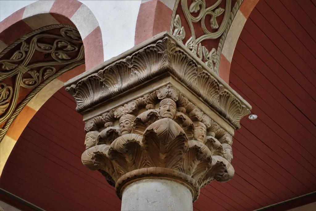 Hildesheim: Michaeliskirche Kapitell der Mittelschiffarkaden zum nördlichen Seitenschiff (2022)