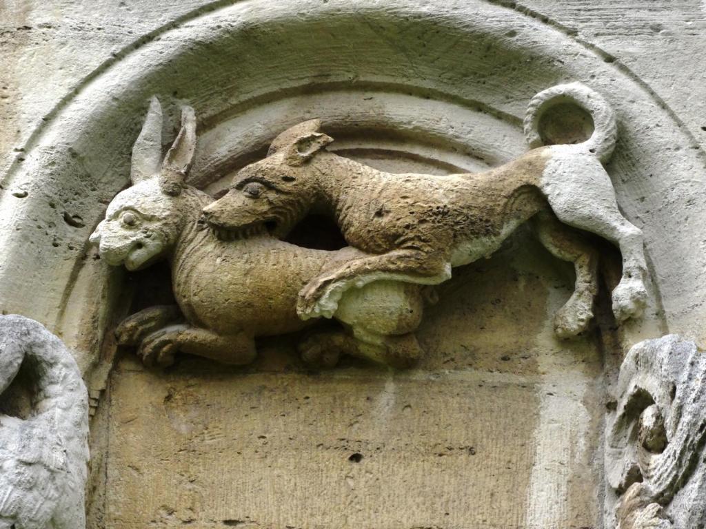 Königslutter: Kaiserdom Jagdfries an der Apsis (2015)