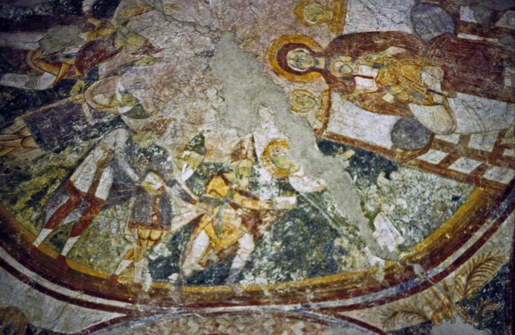 Lambach: Kloster romanische Fresken im ehemaligen Westchor (2006)