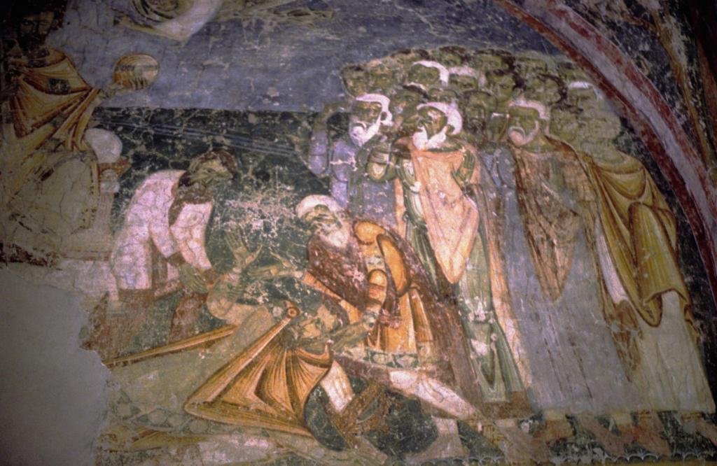 Lambach: Kloster romanische Fresken im ehemaligen Westchor (2006)