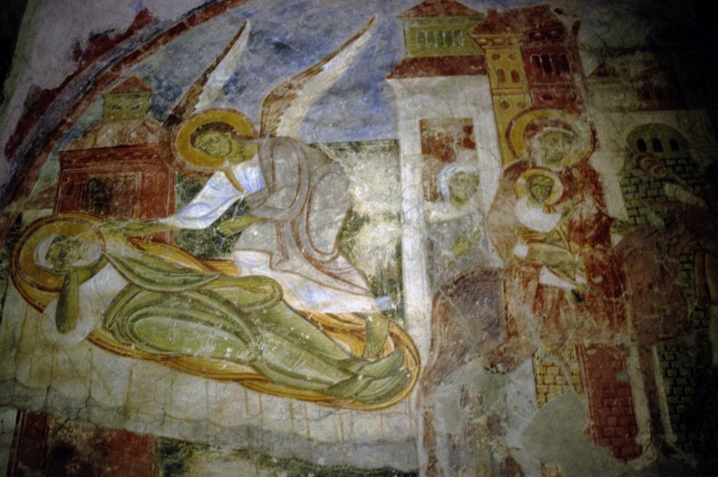 Lambach: Kloster romanische Fresken im ehemaligen Westchor (2006)