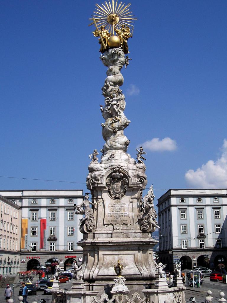 Linz: Hauptplatz Dreifaltigkeitssäule (2006)