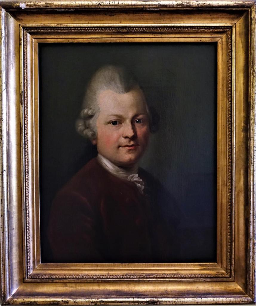 Wolfenbüttel: Lessinghaus Portrait von Lessing (2023)