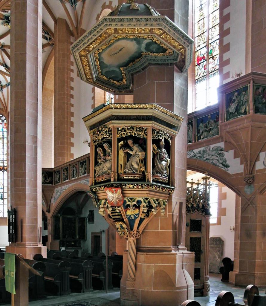 Annaberg: Annenkirche Kanzel (2020)