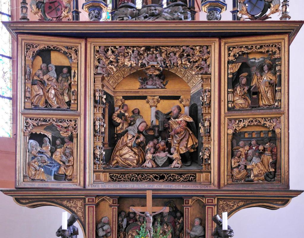 Annaberg: Annenkirche Altar der Bergknappschaft (2020)