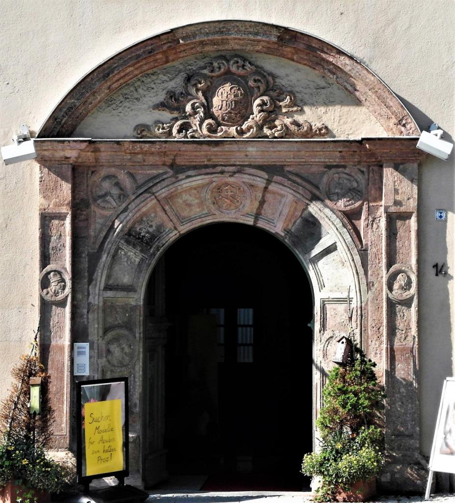 Marienberg: Portal des Bürgerhauses Markt 14 (2020)