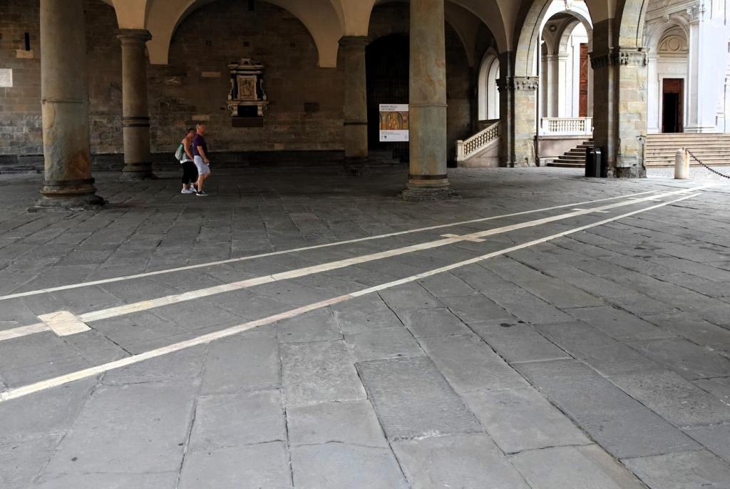 Bergamo: Sonnenuhr im Rathaus [Palazzo della Ragione] (2024)