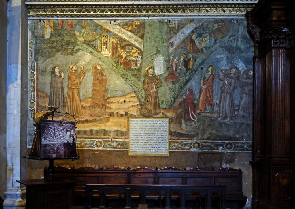 Bergamo: Santa Maria Maggiore Fresko im Südquerhaus [Lebensbaum des Bonaventura] (2024)