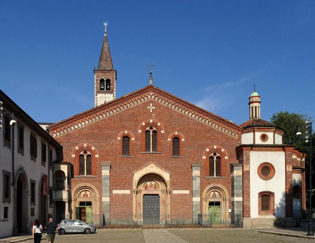 Mailand: Sant'Eustorgio Westfassade (2024)