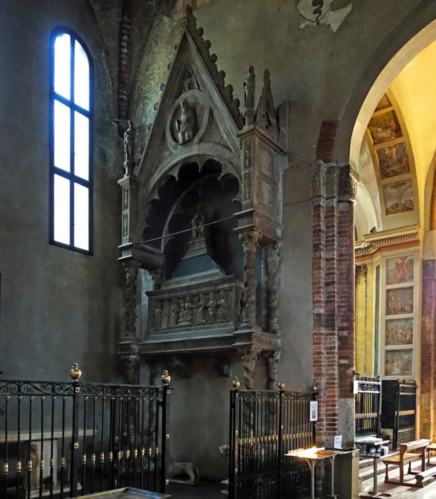 Mailand: Sant'Eustorgio Grabmal von Stefano Visconti (2024)