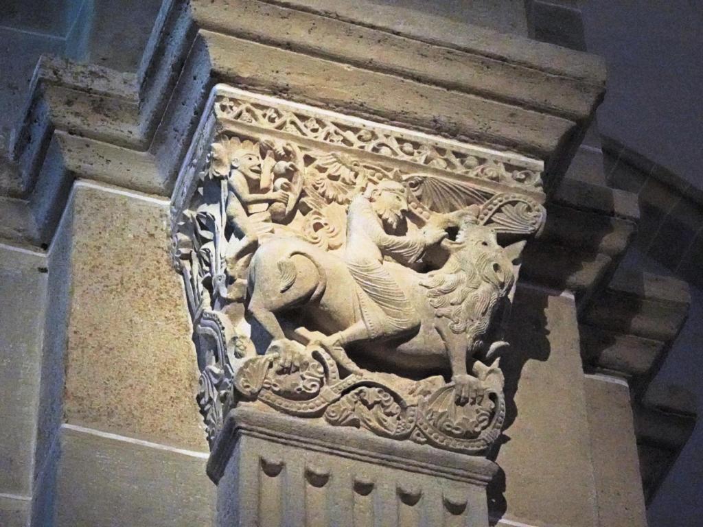 Autun: Kathedrale Kapitell [Samson und der Löwe] (2024)