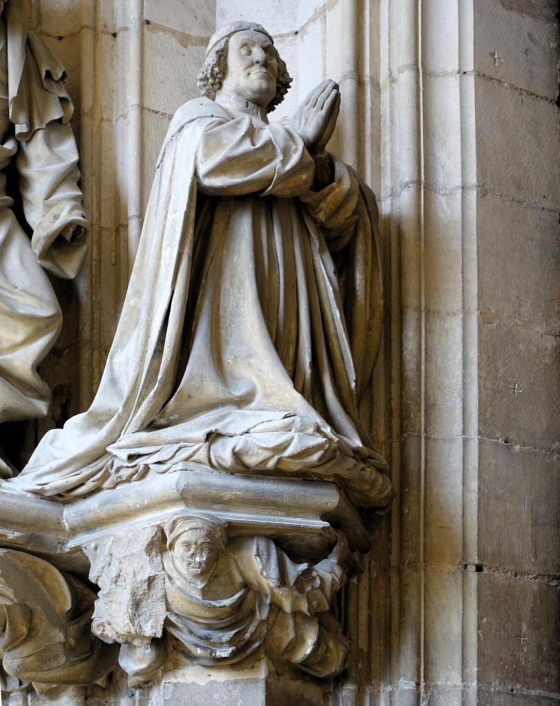 Dijon: Champmol Kirchenportal - Statue von Philipp dem Kühnen (2024)