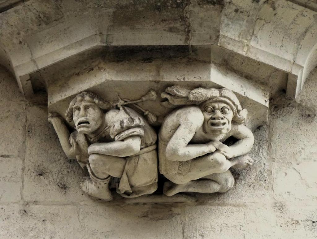 Nancy: Herzogspalast Balkonkonsole neben dem Portal (2024)