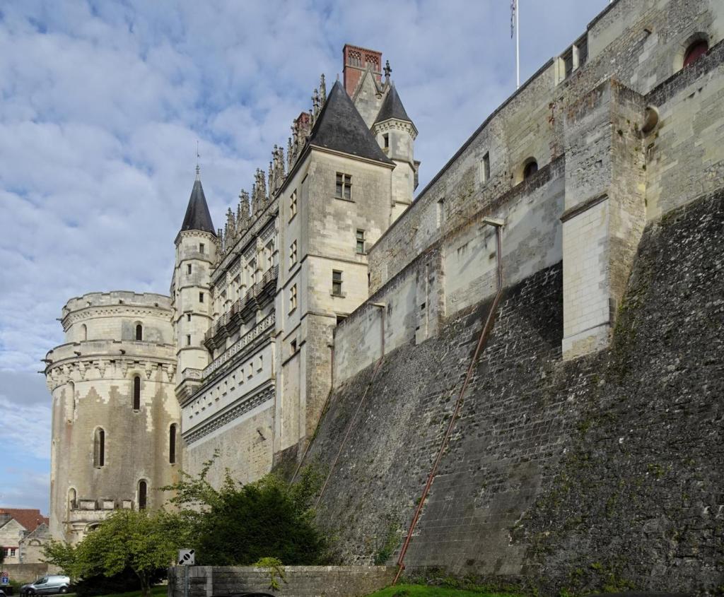 Amboise: Schloss [Nordwestseite] Minimes-Turm und Flügel Karls VIII. (2024)