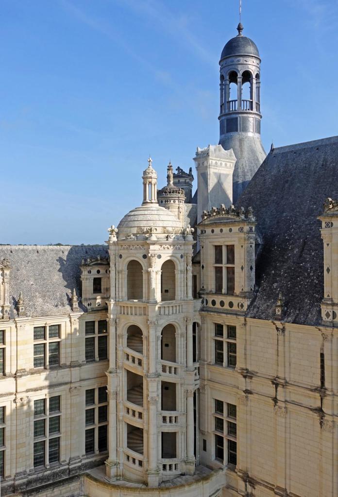Schloss Chambord: Seitenflügel mit Treppenturm (2024)