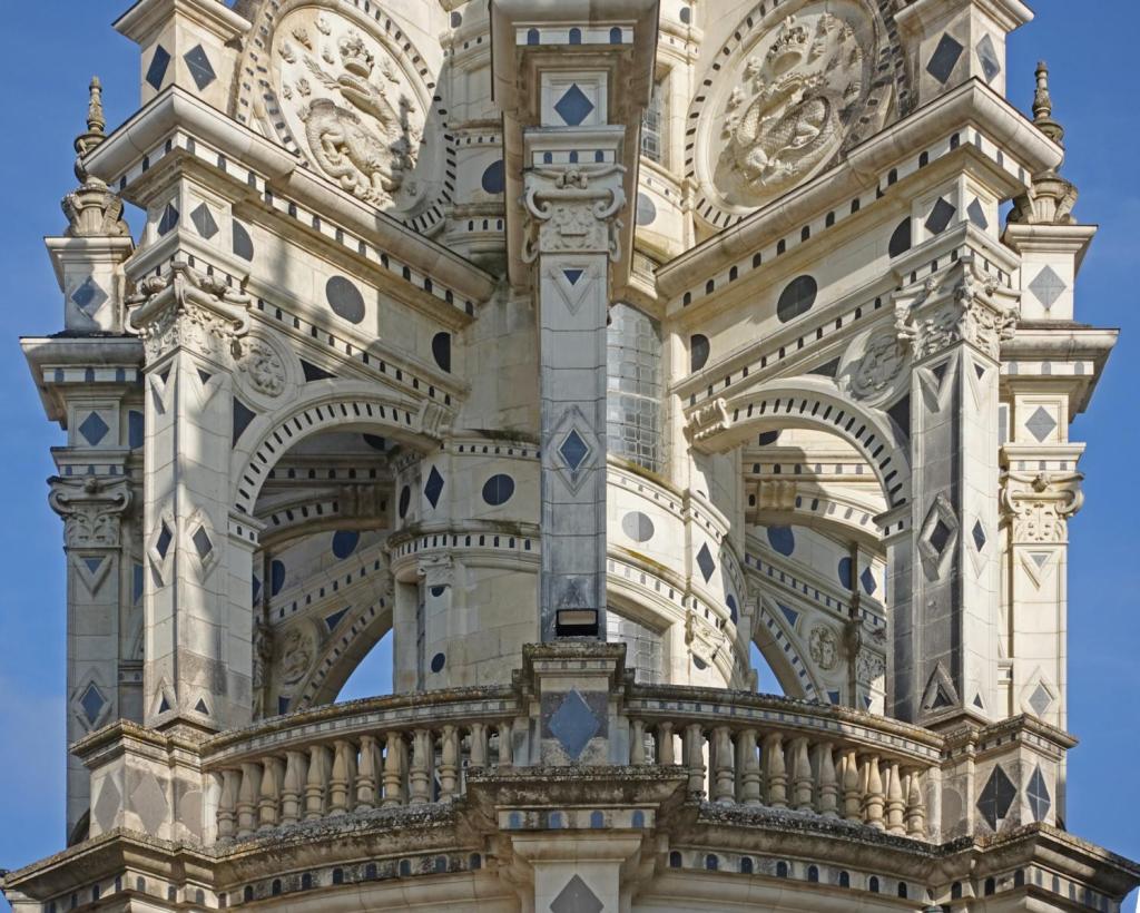 Schloss Chambord: Donjon Laterne des Treppenturms (2024)