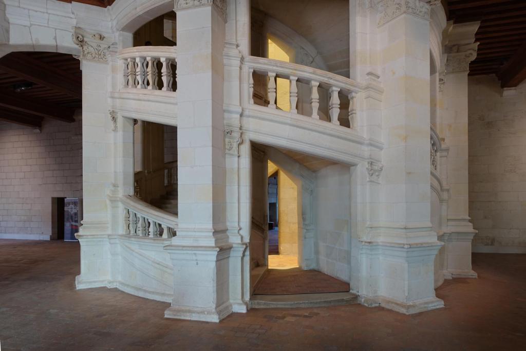 Schloss Chambord: Donjon Treppe (2024)
