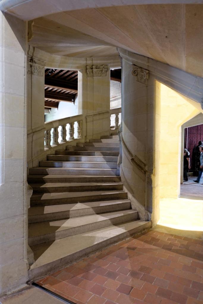 Schloss Chambord: Donjon Treppe (2024)