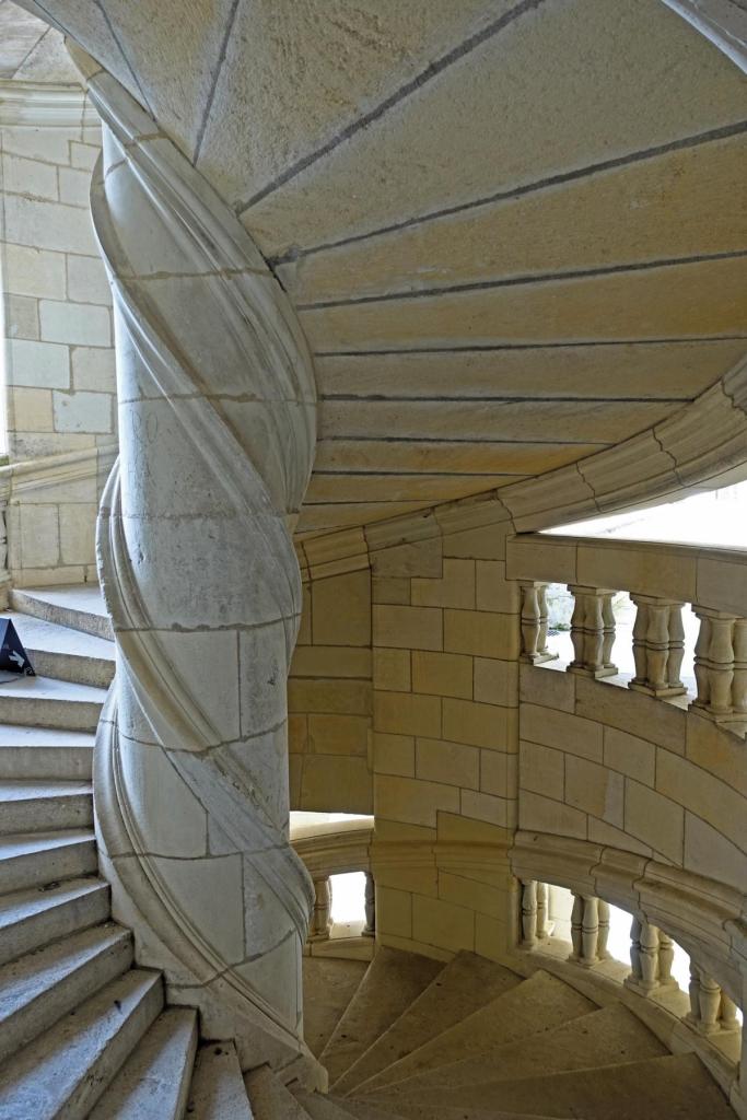 Schloss Chambord: Donjon Treppe (2024)