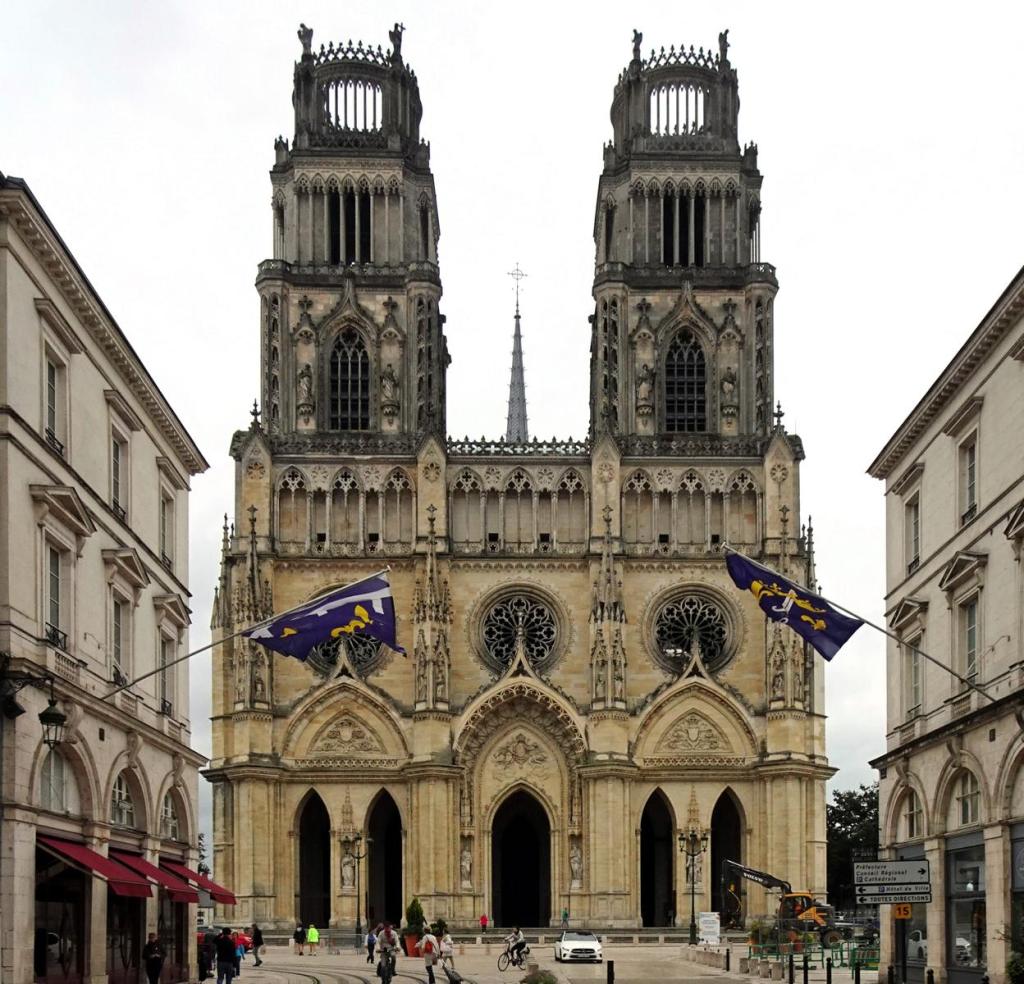 Orléans: Kathedrale Westfassade (2024)