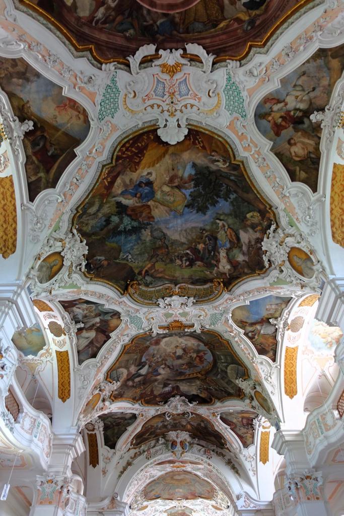 Beuron: Klosterkirche Gewölbe (2024)