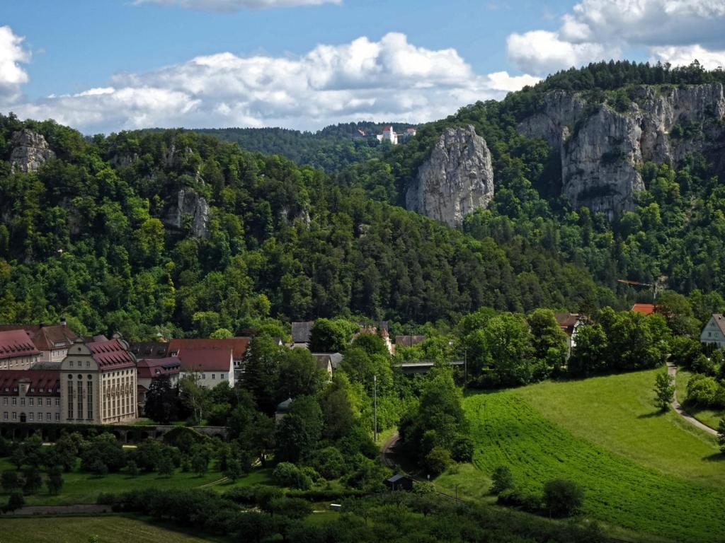 Beuron: Kloster und Burg Wildenstein [hinten] (2024)