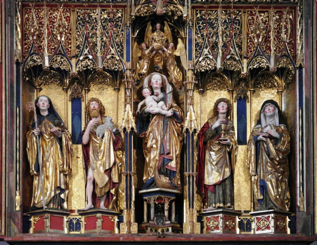 Blaubeuren: Klosterkirche Chor Hochaltar Mitteltafel (2016)