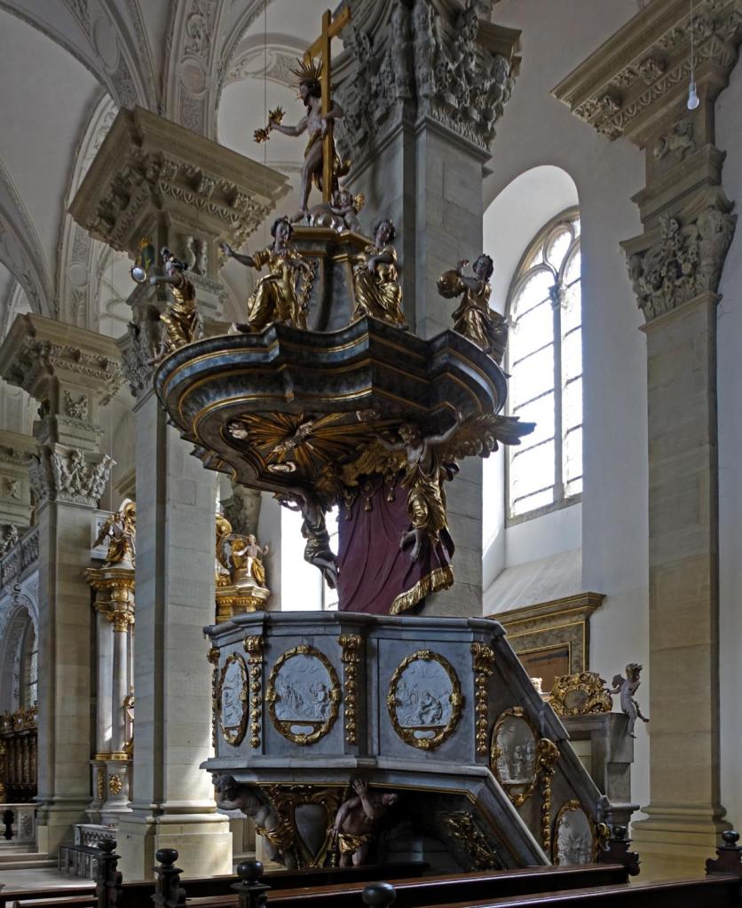 Kloster Großcomburg: Kirche Kanzel (2024)