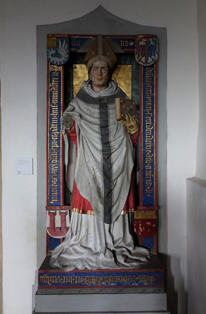 Kloster Großcomburg: Kapitelsaal = Schenkenkapelle Klosterpatron Nikolaus, gestiftet 1418 für den Chor der Vorgängerkirche (2024)