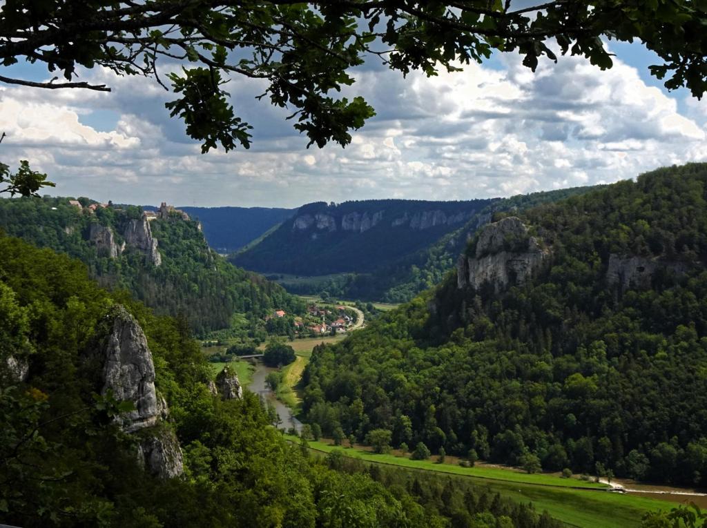 Eichfelsen: Blick nach Osten ins Donautal (2024)