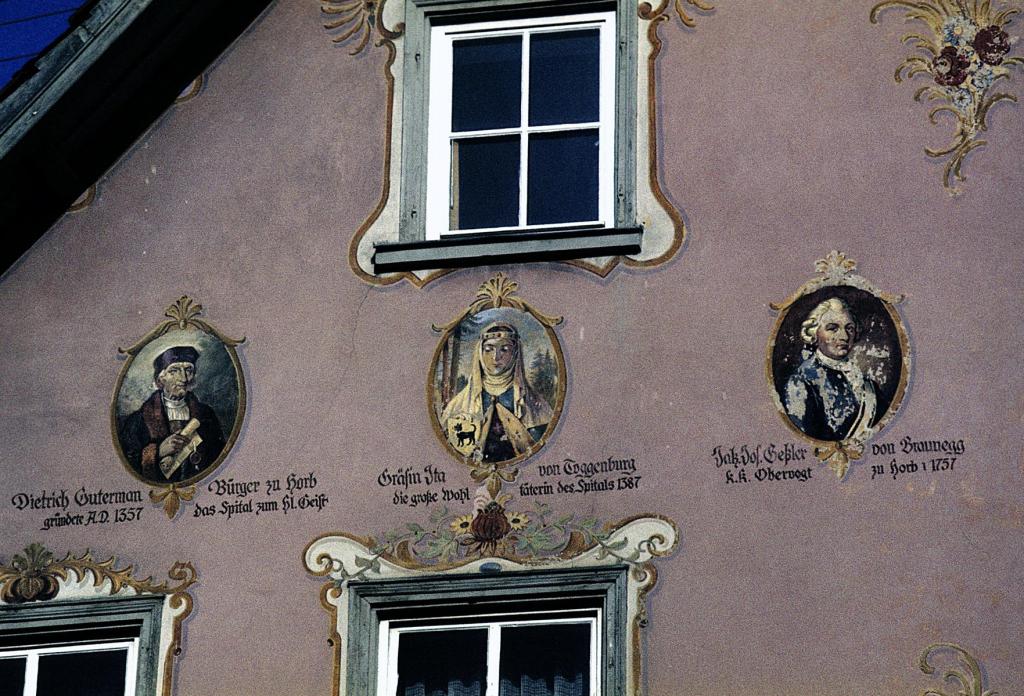 Horb: Rathaus Darstellung Horber Persönlichkeiten (1984)