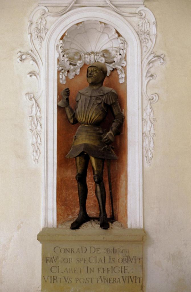 Schöntal: Klosterkirche Statue des Konrad von Weinsberg (2024)