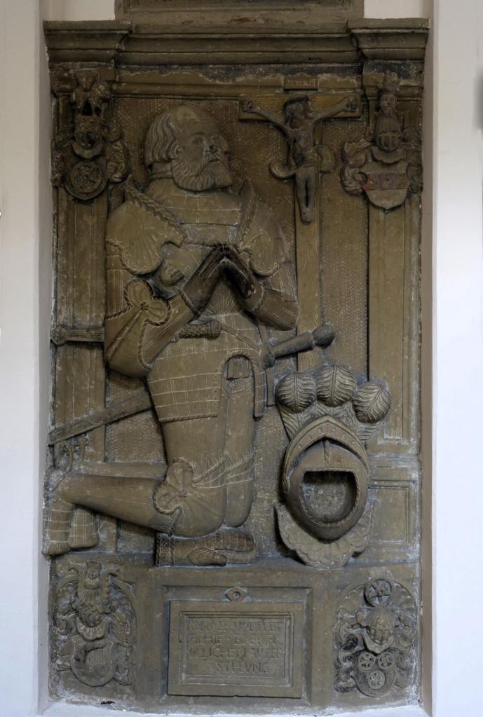 Kloster Schöntal: Grabmal des Götz von Berlichingen im Kreuzgang (2024)