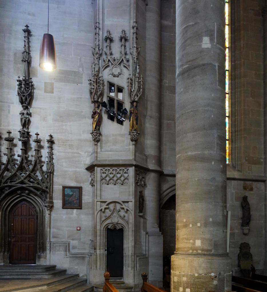 Schwäbisch Gmünd: Heiligkreuzmünster Sakristeiportal und Treppenturm (2024)