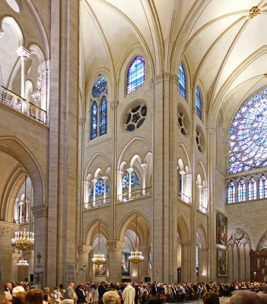 Paris: Notre Dame Mittelschiff und Nordquerschiff (2025)