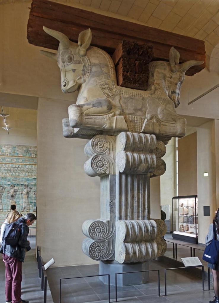 Paris: Louvre - Kapitell von der Apadana in Susa (2025)