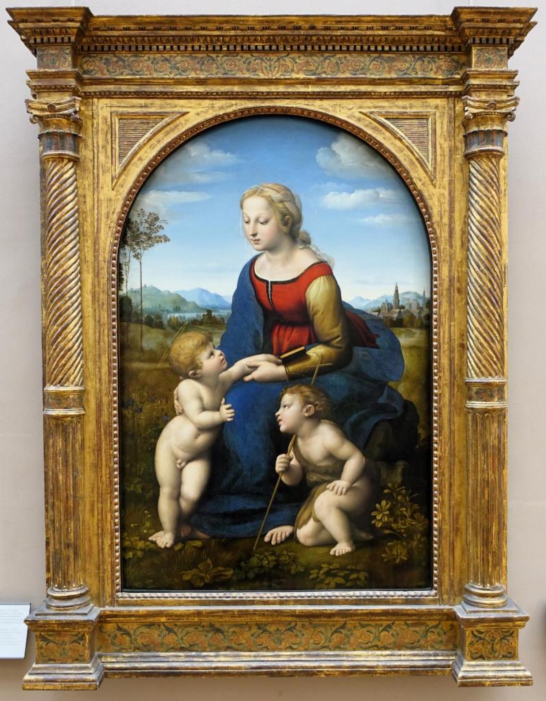 Paris: Louvre - Raffael, Die schöne Gärtnerin [Madonna und Kind mit Johannes dem Täufer] (2025)