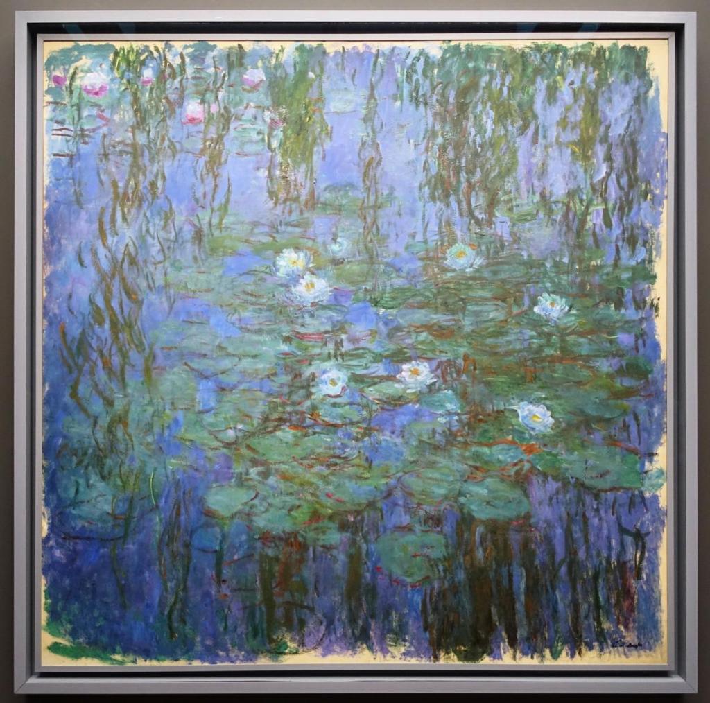 Paris: Orsay-Museum - Cl. Monet, Blaue Seerosen (2025)