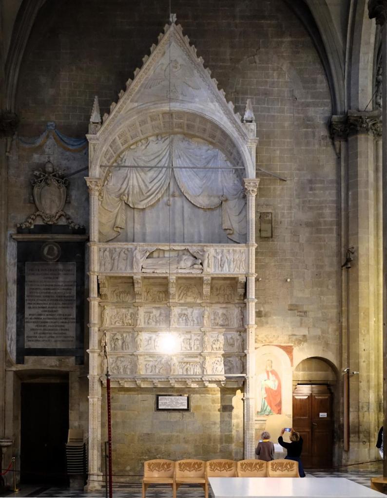 Arezzo: Dom Grabmal des Bischofs G. Tarlati (2025)