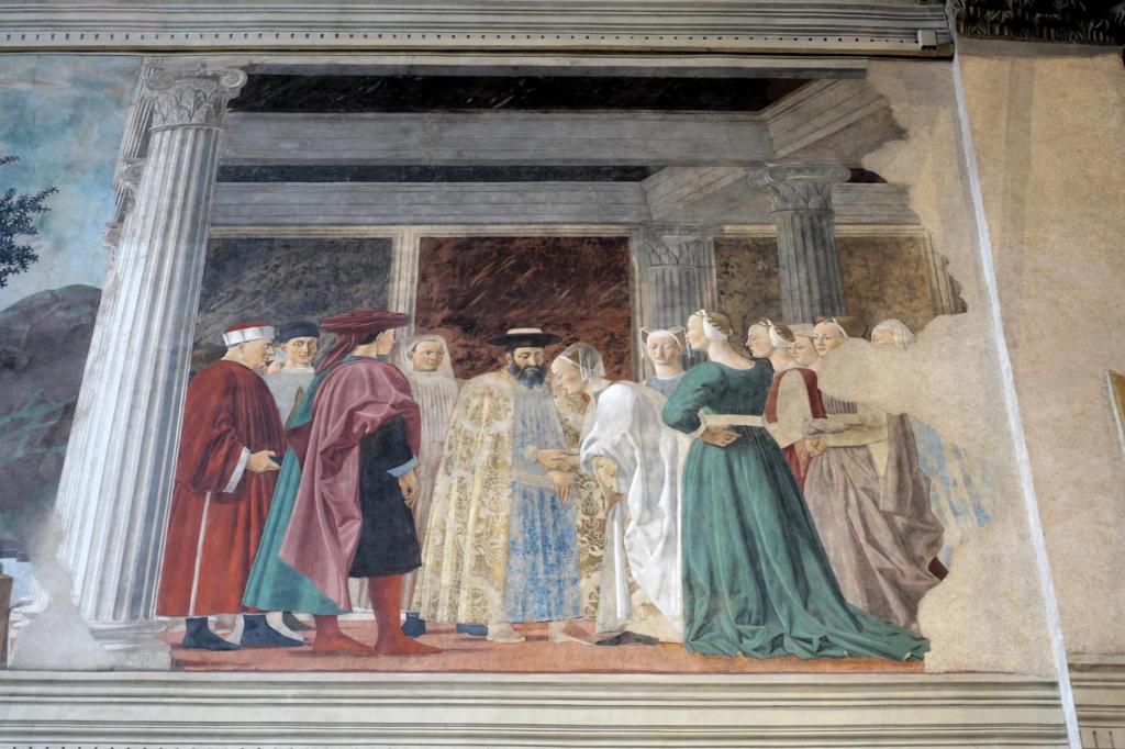 Arezzo: Franziskuskirche [San Francesco], Hauptchorkapelle ["Begegnung zwischen Salomon und der Königin von Saba"] (2025)