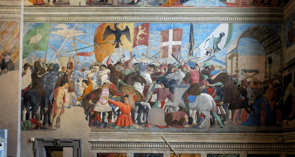 Arezzo: Franziskuskirche [San Francesco], Hauptchorkapelle ["Schlacht zwischen Heraklius und Chosroes"] (2025)