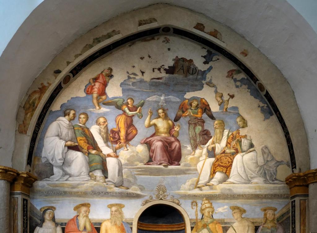 Perugia: Severuskapelle Fresko "Trinität" von Raffael (2025)