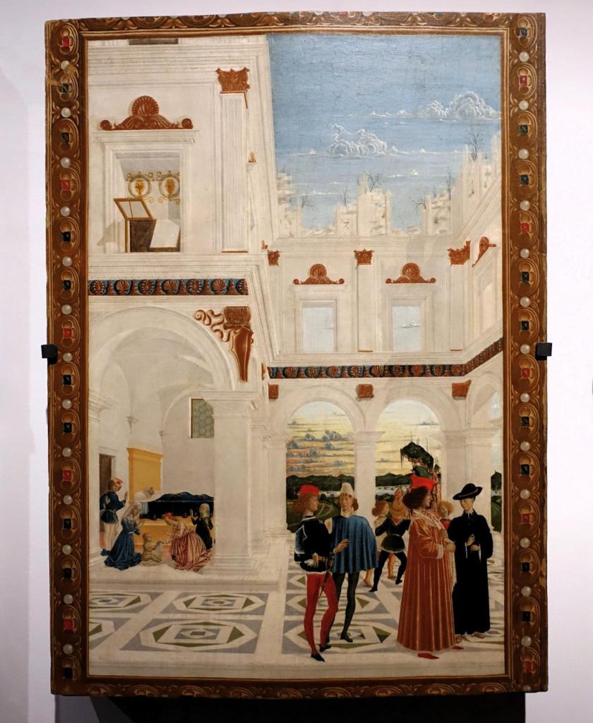 Perugia: Nationalgalerie - Wunderszenen des Bernhardin von Siena, Erweckung eines tot geborenen Kindes (2025)