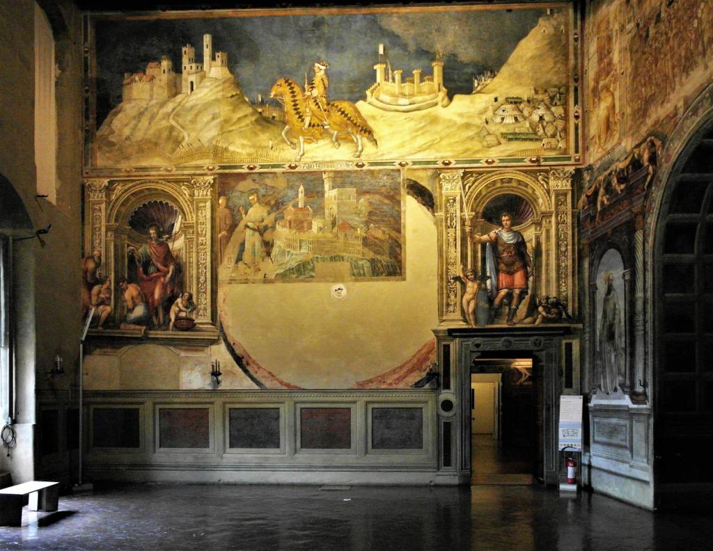 Siena: Stadtpalast [Palazzo Pubblico], Landkartensaal [Sala del Mappamondo] (2017)