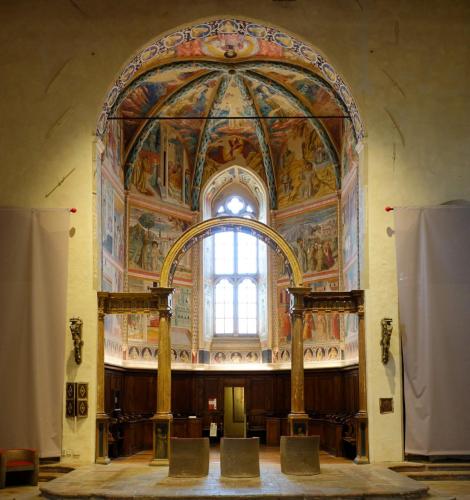 Montefalco: Franziskuskirche Hauptchorkapelle (2025)