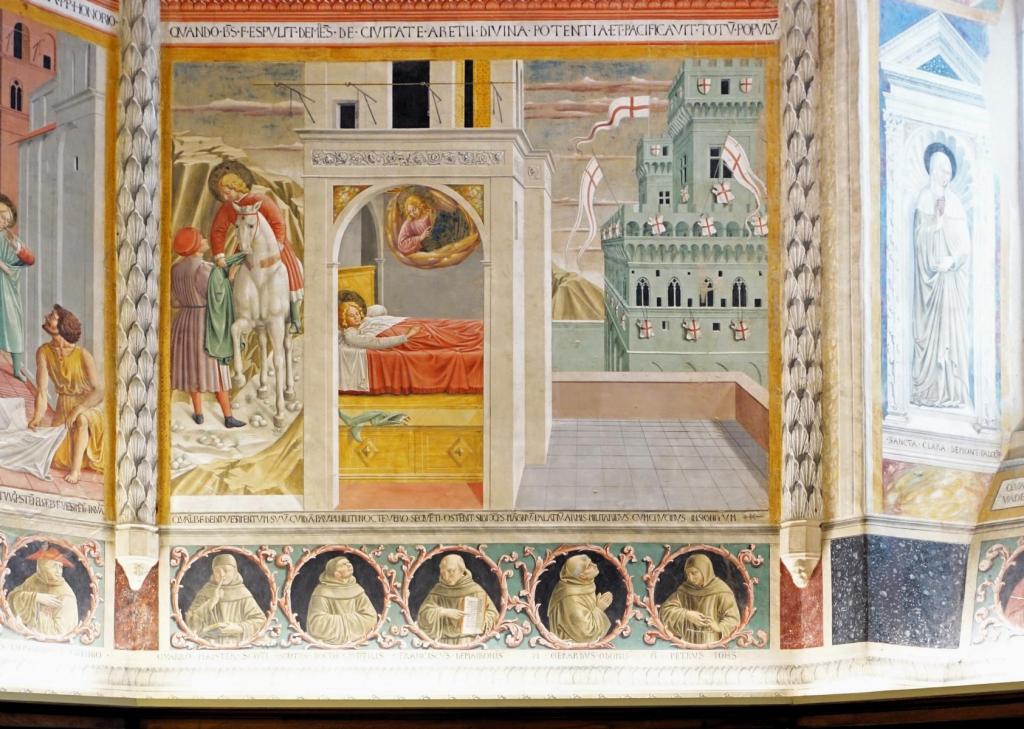 Montefalco: Franziskuskirche Hauptchorkapelle [Franziskuslegende von Benozzo Gozzoli] (2025)