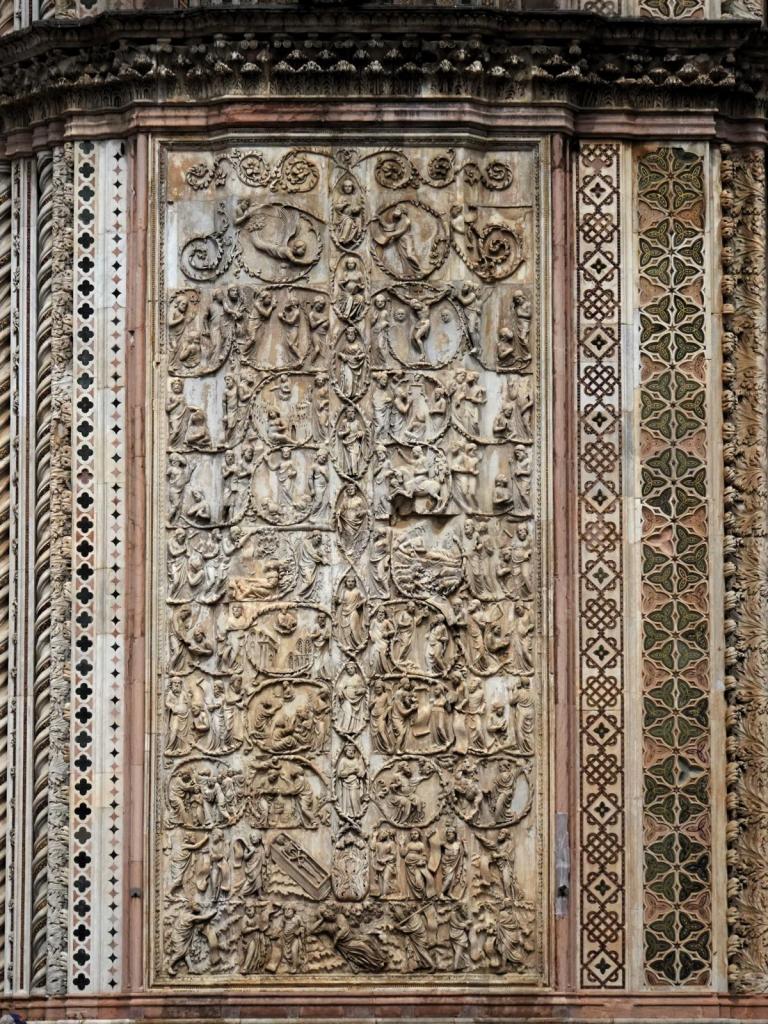 Orvieto: Dom Fassade Relief 2. Pfeiler (2025)