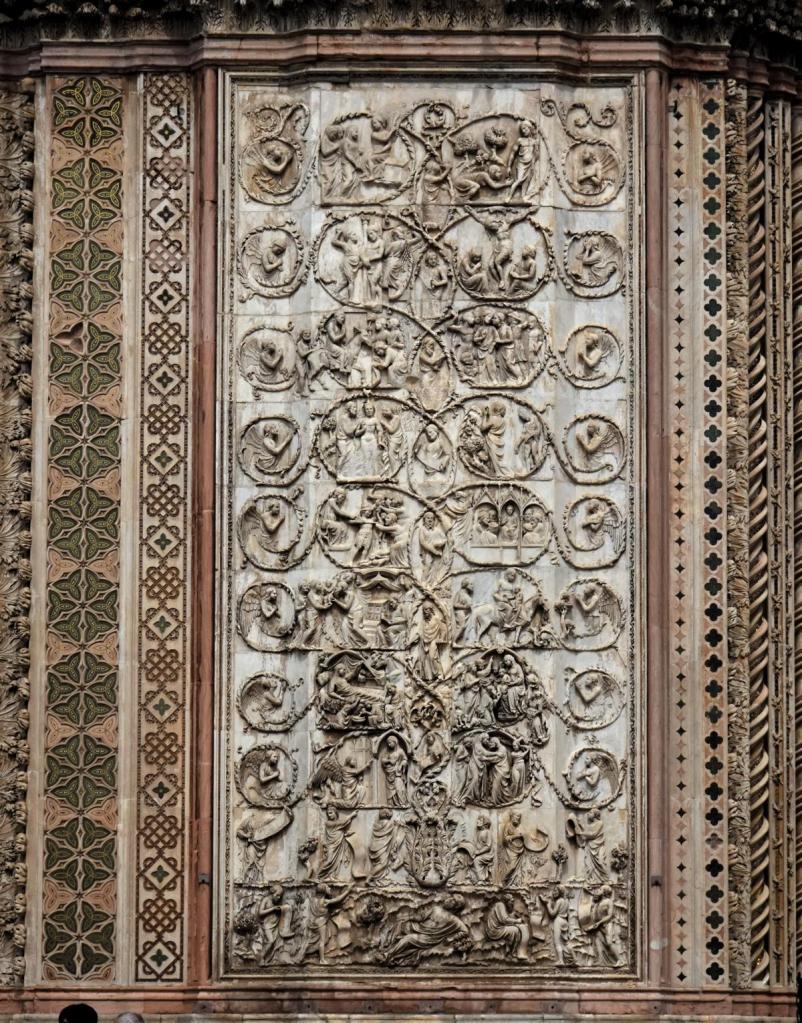 Orvieto: Dom Fassade Relief 3. Pfeiler (2025)