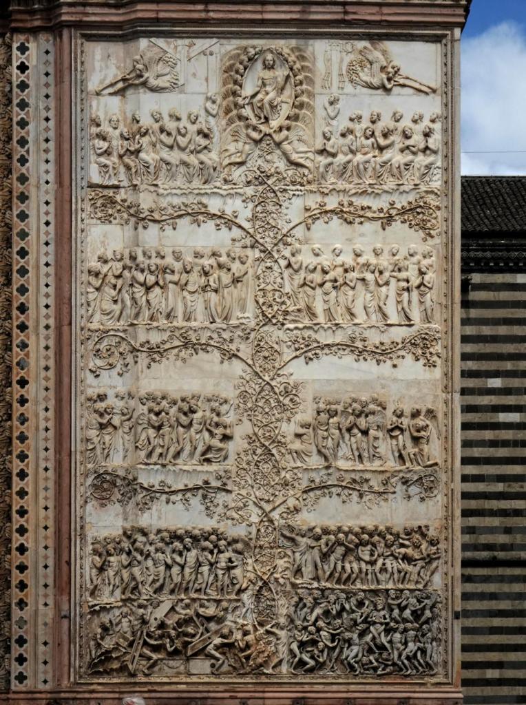 Orvieto: Dom Fassade Relief 4. Pfeiler (2025)
