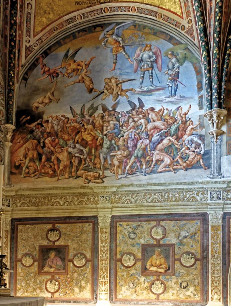 Orvieto: Dom Briziuskapelle Weltgerichtsfresken von Luca Signorelli [hier "Verdammte in der Hölle"] (2025)